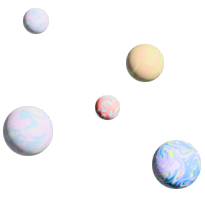 taped color balls